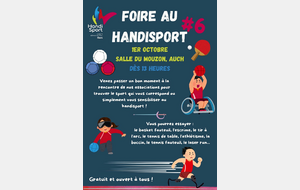 Foire au Handisport à la salle du Mouzon à Auch