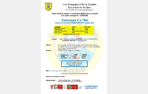 Concours salle Condom avec Les archers de la Hire