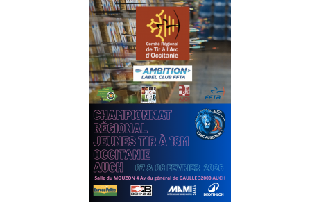 Championnat Régional tir à 18 mètres - jeunes