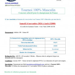 Concours salle 100% masculin